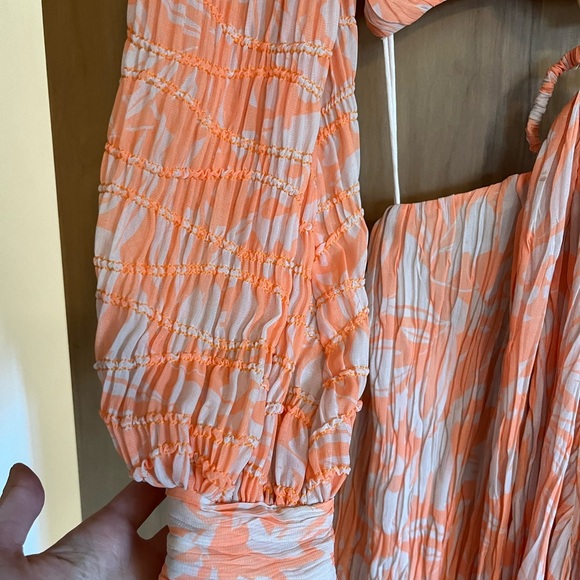 Jonathan Simkhai Pirya Maxi Dress size 0 worn once! Retails: $695.00 Price:$300 - Picture 5 of 7